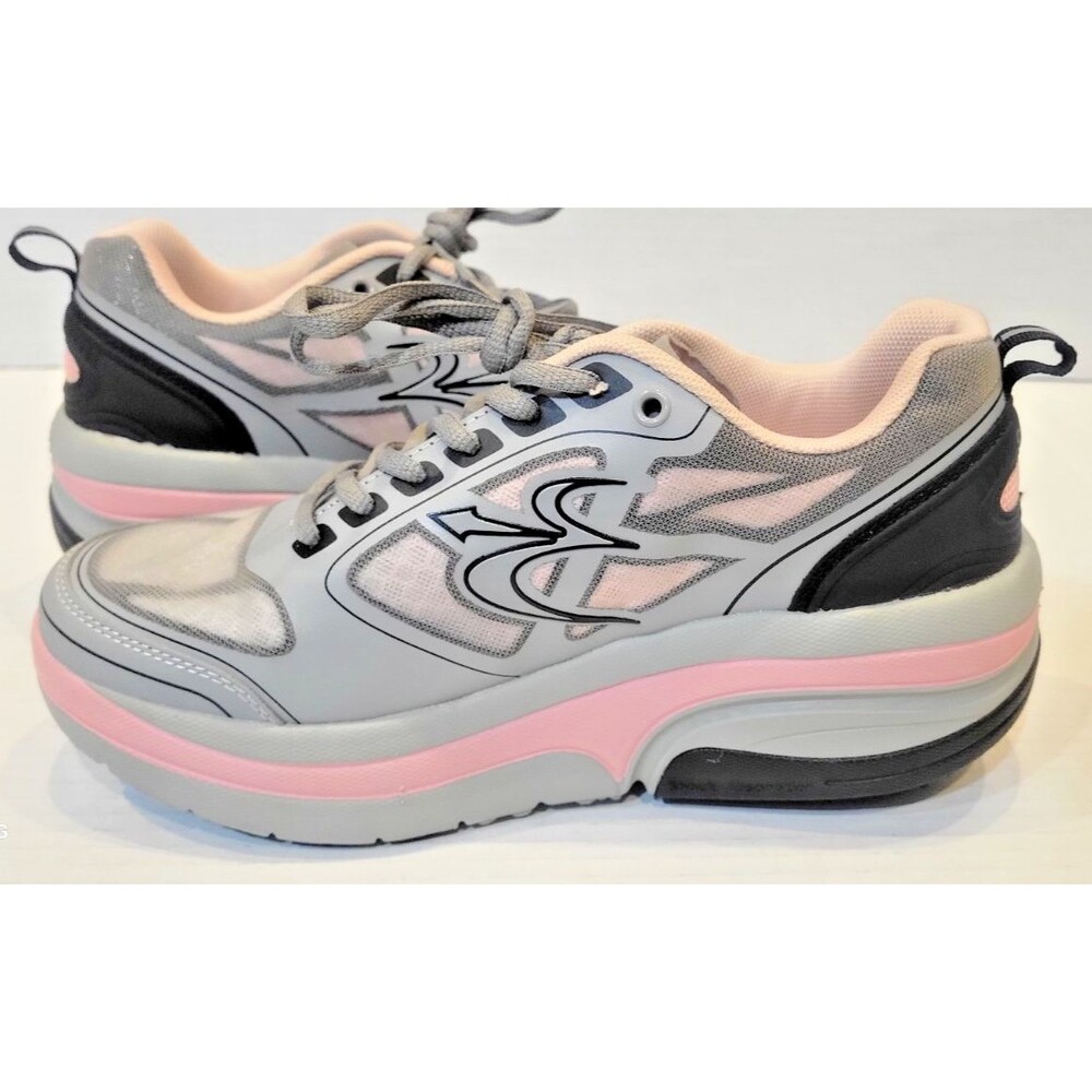 GRAVITY DEFYER G-Defy Ion Athletic Shoes Womens SZ 8 Grey Pink Sneaker Orthotics - Picture 5 of 7